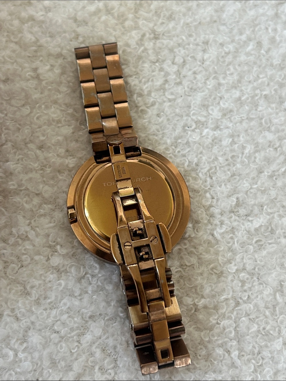 Tory Burch Rose Gold Logo Watch - Picture 6 of 6